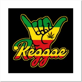Hand reggaee Posters and Art